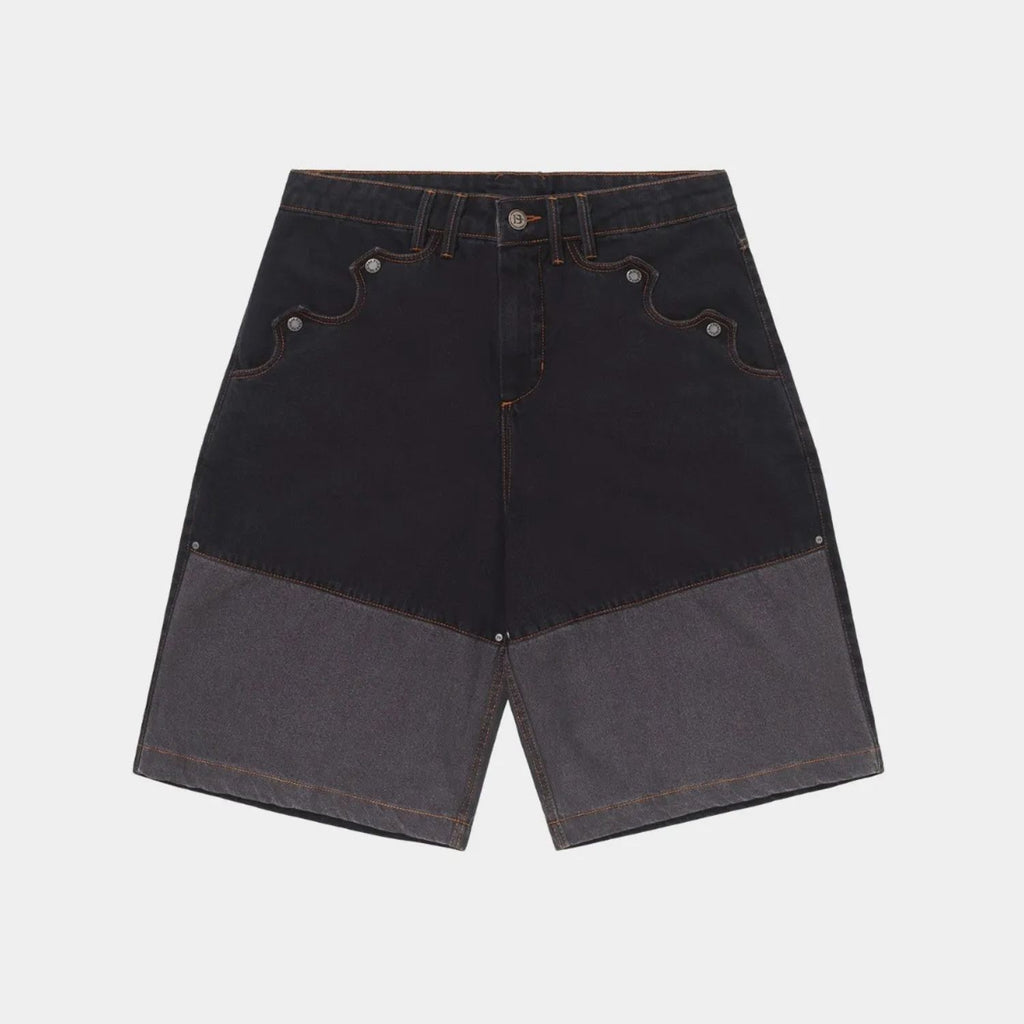 BERMUDA BARRA BICOLOR JEANS 71C425