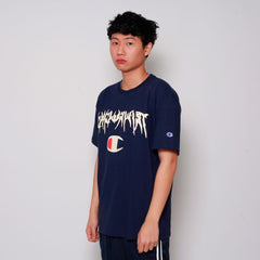 CAMISETA CHAMPION X EXCLUSIVIST NAVY – Chloro Sneakers