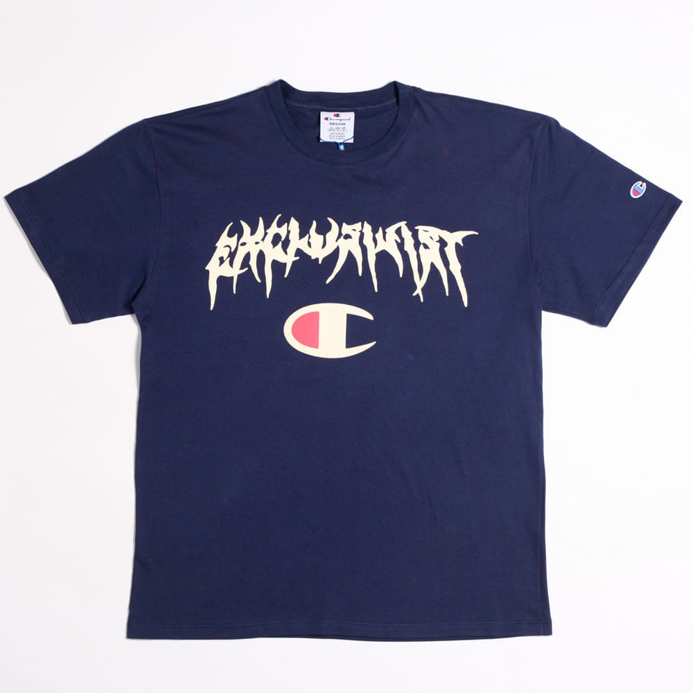 CAMISETA CHAMPION X EXCLUSIVIST NAVY