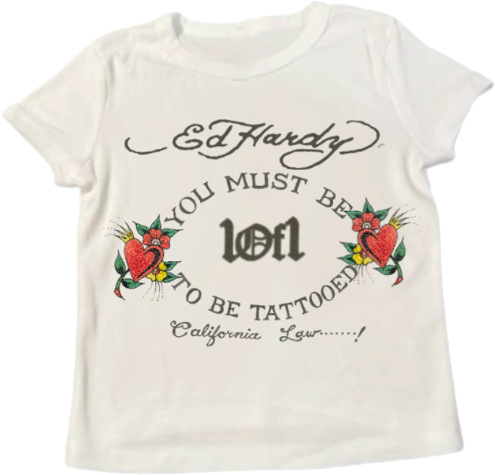 CAMISETA ED HARDY NIRVANA WHT