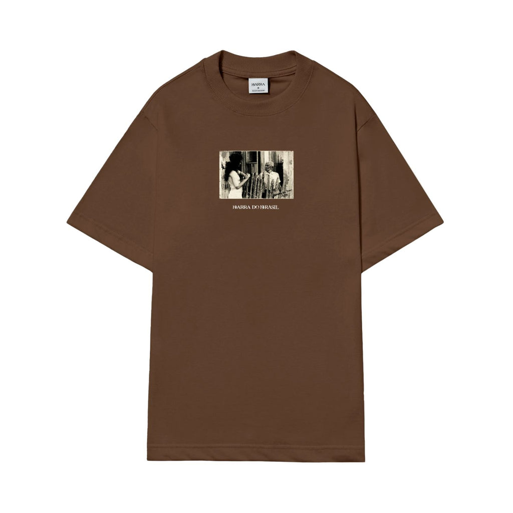 CAMISETA BARRA ANCESTRAL MARROM 04C425