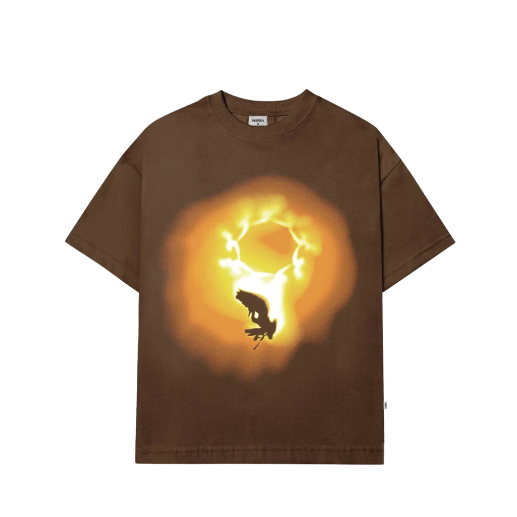 CAMISETA BARRA AHLMA ESPECTRO BROWN 49C325
