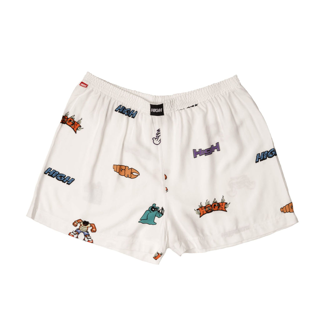 SHORT HIGH BOXER DOODLES WHT UN001.01