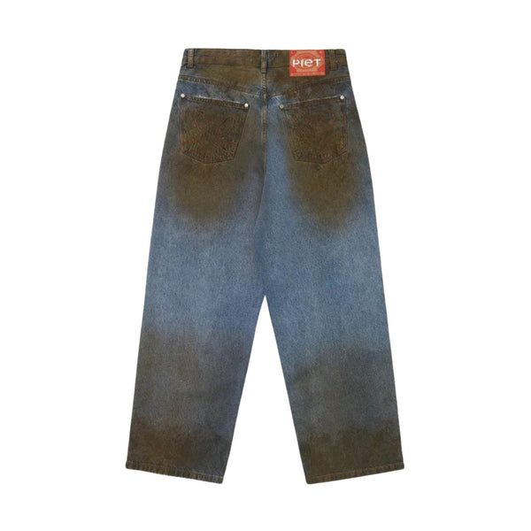 CALÇA PIET DIRT STAIN OVER BLUE SS25REG030