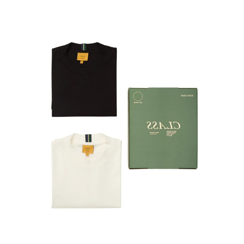 CAMISETA CLASS BASIC PACK BLACK/OFF 22566