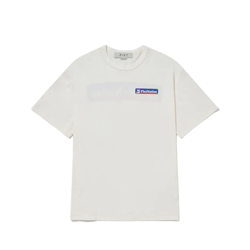 CAMISETA PIET NATION WHT SS25REG093