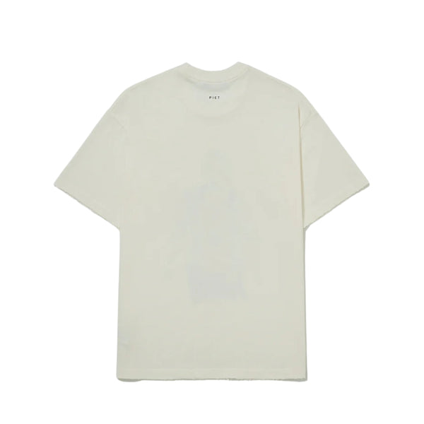 CAMISETA PIET EMBLEM RELAX WHT FW25REG059