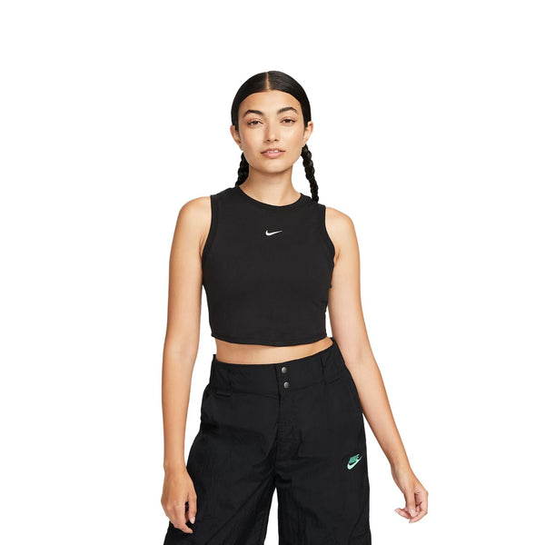 CROPPED NIKE ESSNTL RIB FB8279 010