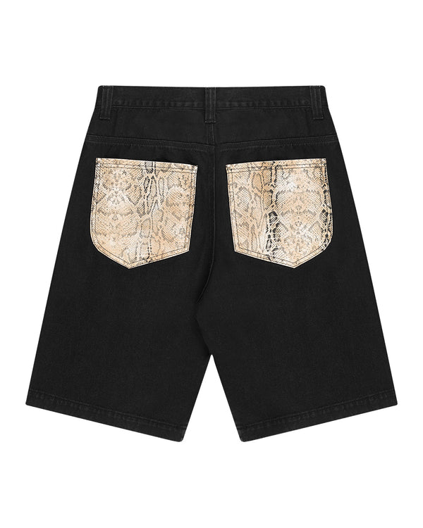 BERMUDA MAD JEANS COBRA BLK