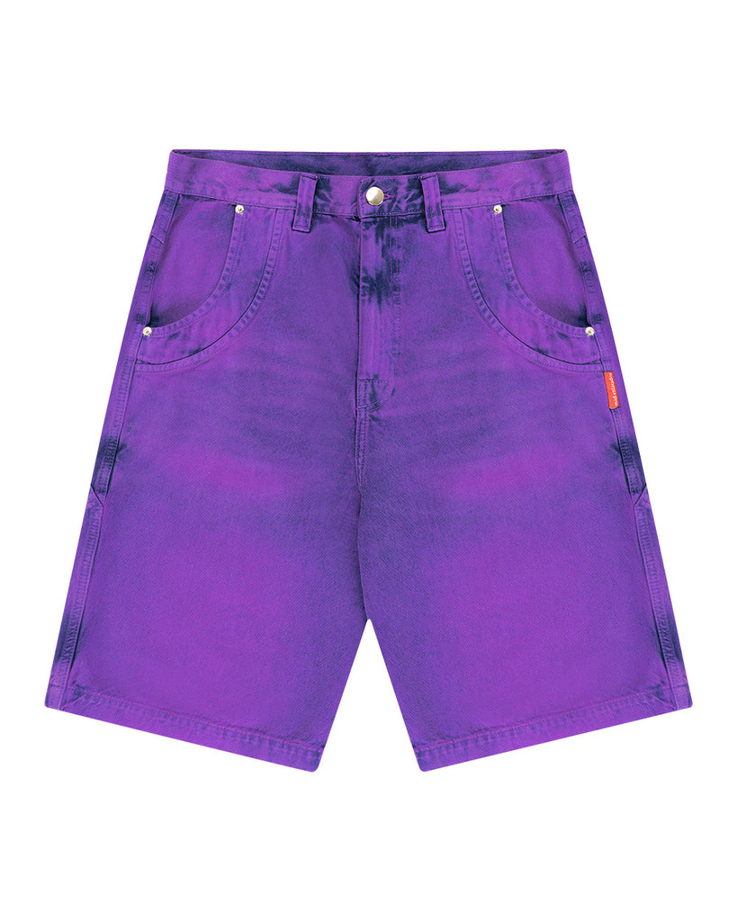 BERMUDA MAD JEANS DOUBLE HAND LILAS