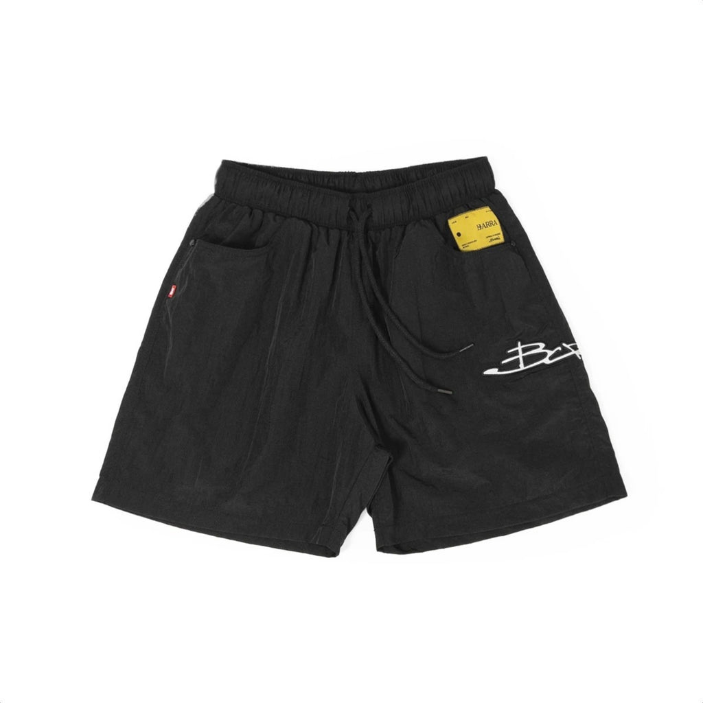 SHORT BARRA ASS LG REFLE BLK 14C325