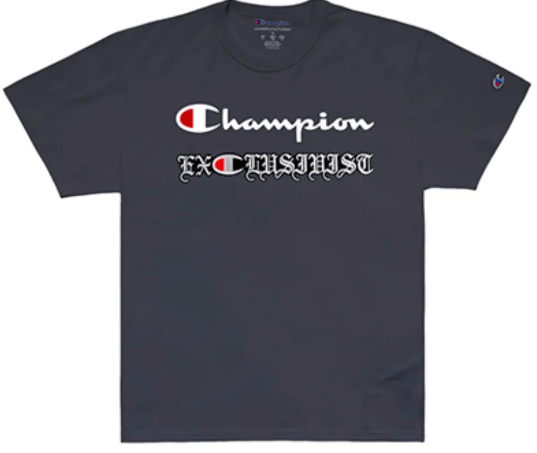 CAMISETA CHAMPI SCRIPT PEPPERCORN GRAY GT23B 124122