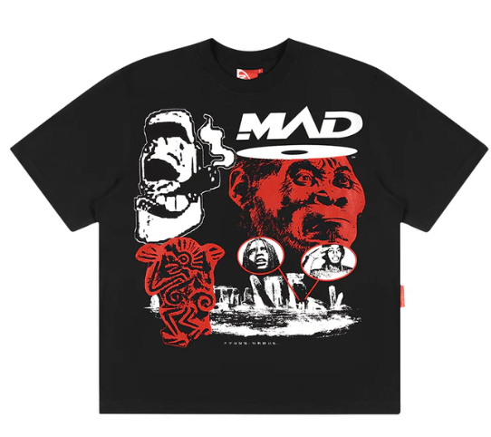 CAMISETA MAD STONE HAND BLK 4797