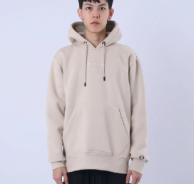 MOLETOM CHAMP SCRIPT CENTAU GF370B Y08541 BEIGE