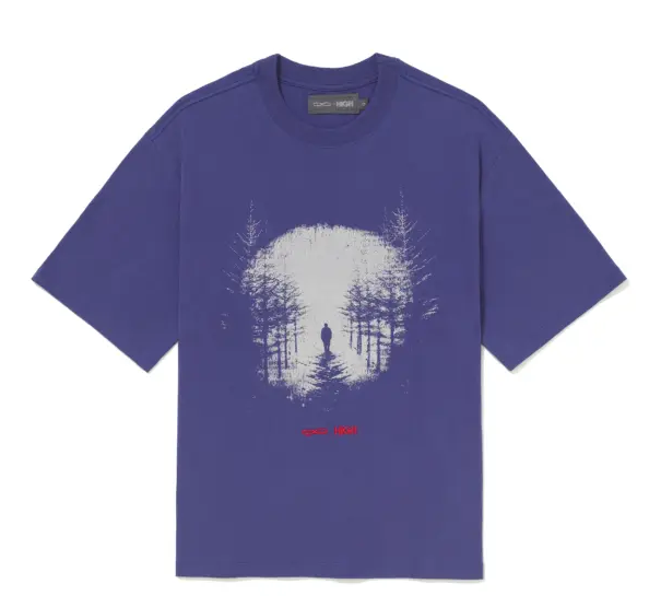 CAMISETA HIGH QC OVERVIEW BLU TS690.03