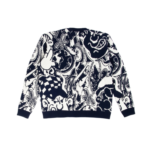 SUETER HIGH JIZZY WHT/NVY VS002.01