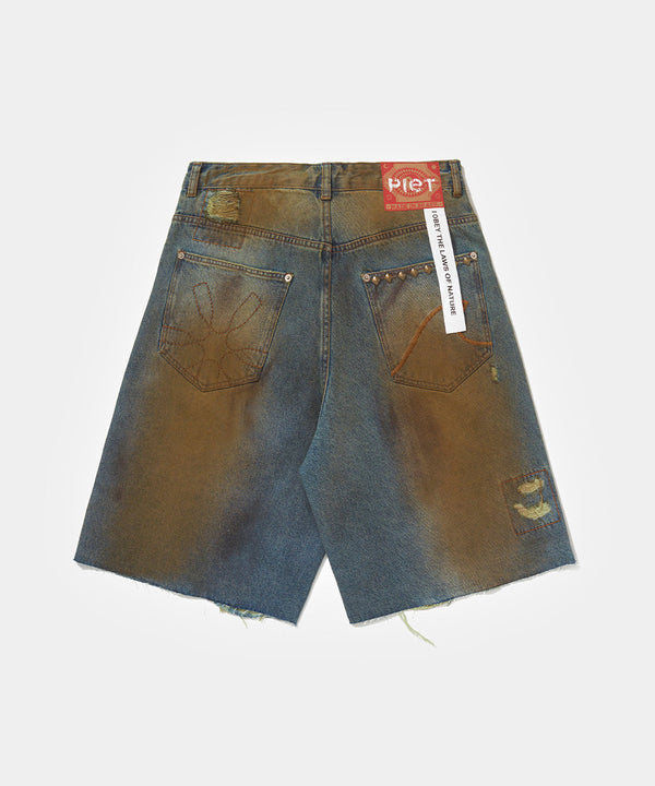 BERMUDA PIET TRASHED OVERSIZED