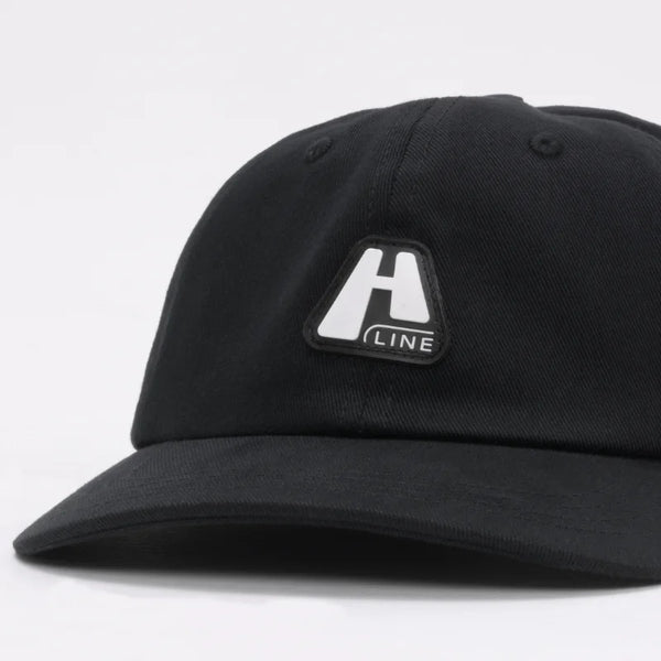 BONE HIGH 6 PANEL LOGO LINE BLK